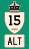 Hwy 15A Ottawa Sign Graphic