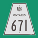 Hwy 671 Sign Graphic