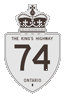 Hwy 74 Sign Graphic