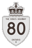 Hwy 80 Sign Graphic