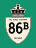 Hwy 86B Sign Graphic