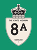 Hwy 8A (Niagara) Sign Graphic