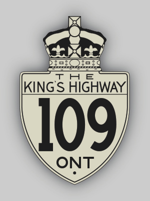 HWY 109 #1 ROUTE MARKER - © Josh Anderchek
