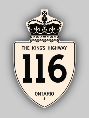 HWY 116 ROUTE MARKER - © Josh Anderchek