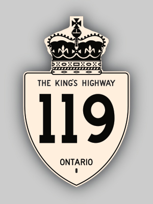 HWY 119 ROUTE MARKER - © Josh Anderchek