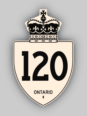 HWY 120 ROUTE MARKER - © Josh Anderchek
