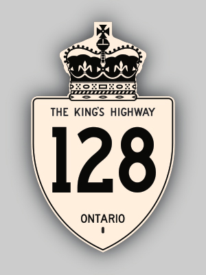 HWY 128 ROUTE MARKER - © Josh Anderchek