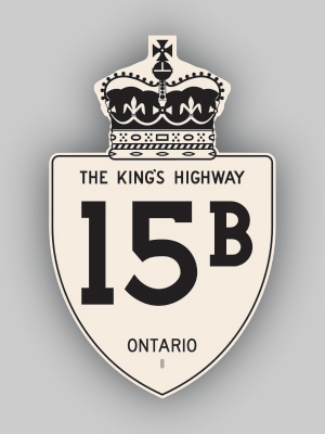 HWY 15B ROUTE MARKER - © Josh Anderchek