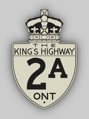 HWY 2A ROUTE MARKER - © Josh Anderchek