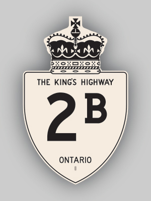 HWY 2B ROUTE MARKER - © Josh Anderchek
