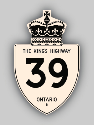 HWY 39 ROUTE MARKER - © Josh Anderchek