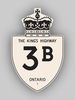 HWY 3B ROUTE MARKER - © Josh Anderchek