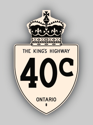HWY 40C ROUTE MARKER