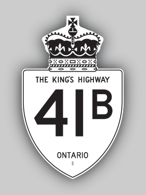 HWY 41B ROUTE MARKER - © Josh Anderchek