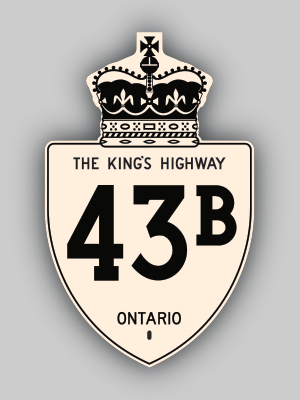 HWY 43B ROUTE MARKER - © Josh Anderchek