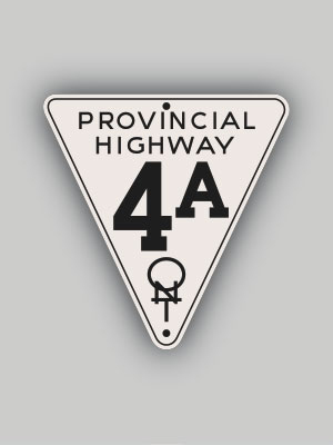 HWY 4A ROUTE MARKER - © Josh Anderchek