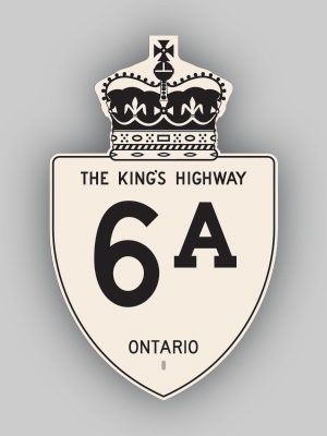 HWY 6A ROUTE MARKER