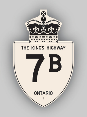HWY 7B ROUTE MARKER - © Josh Anderchek
