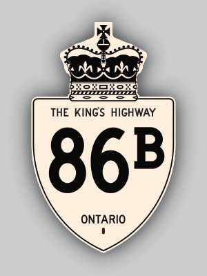 HWY 86B ROUTE MARKER - © Josh Anderchek