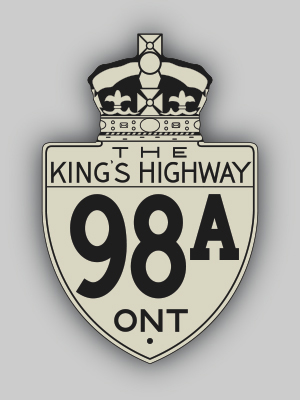 HWY 98A ROUTE MARKER - © Josh Anderchek