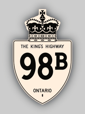 HWY 98B ROUTE MARKER - © Josh Anderchek