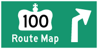 HYPERLINK TO HWY 100 #1 ROUTE MAP PAGE - © Cameron Bevers