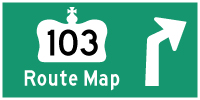 HYPERLINK TO HWY 103 ROUTE MAP PAGE - © Cameron Bevers