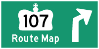 HYPERLINK TO HWY 107 ROUTE MAP PAGE - © Cameron Bevers