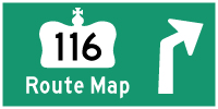 HYPERLINK TO HWY 116 ROUTE MAP PAGE - © Cameron Bevers