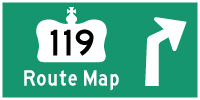 HYPERLINK TO HWY 119 ROUTE MAP PAGE - © Cameron Bevers