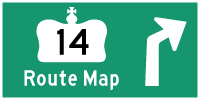 HYPERLINK TO HWY 14 ROUTE MAP PAGE - © Cameron Bevers