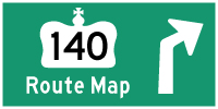 HYPERLINK TO HWY 140 ROUTE MAP PAGE - © Cameron Bevers