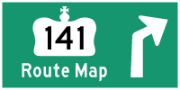 HYPERLINK TO HWY 141 ROUTE MAP PAGE - © Cameron Bevers