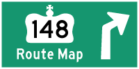 HYPERLINK TO HWY 148 ROUTE MAP PAGE - © Cameron Bevers