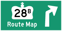 HYPERLINK TO HWY 28B ROUTE MAP PAGE - © Cameron Bevers
