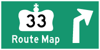 HYPERLINK TO HWY 33 ROUTE MAP PAGE - © Cameron Bevers