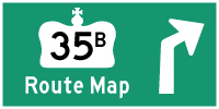 HYPERLINK TO HWY 35B DORSET ROUTE MAP PAGE - © Cameron Bevers