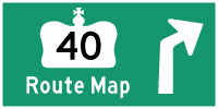 HYPERLINK TO HWY 40 ROUTE MAP PAGE - © Cameron Bevers