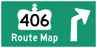 HYPERLINK TO HWY 406 ROUTE MAP PAGE - © Cameron Bevers