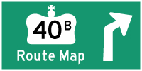 HYPERLINK TO HWY 40B ROUTE MAP PAGE - © Cameron Bevers