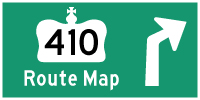 HYPERLINK TO HWY 410 ROUTE MAP PAGE - © Cameron Bevers