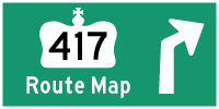 HYPERLINK TO HWY 417 ROUTE MAP PAGE - © Cameron Bevers