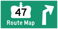 HYPERLINK TO HWY 47 ROUTE MAP PAGE - © Cameron Bevers