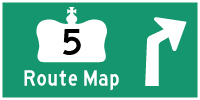 HYPERLINK TO HWY 5 ROUTE MAP PAGE - © Cameron Bevers