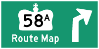 HYPERLINK TO HWY 58A ROUTE MAP PAGE - © Cameron Bevers