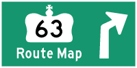 HYPERLINK TO HWY 63 ROUTE MAP PAGE - © Cameron Bevers