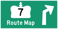 HYPERLINK TO HWY 7 ROUTE MAP PAGE - © Cameron Bevers