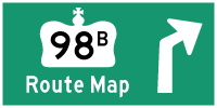 HYPERLINK TO HWY 98B ROUTE MAP PAGE - © Cameron Bevers