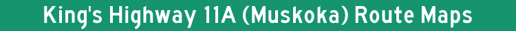 Hwy 11A Muskoka Title Graphic