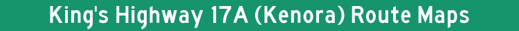 Hwy 17A Kenora Title Graphic
